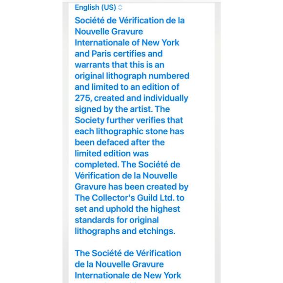 Bertoldo Taubert Rare Art Landscape Artist Signed Limited Ed lithograph 274 /275 - Picture 7 of 7